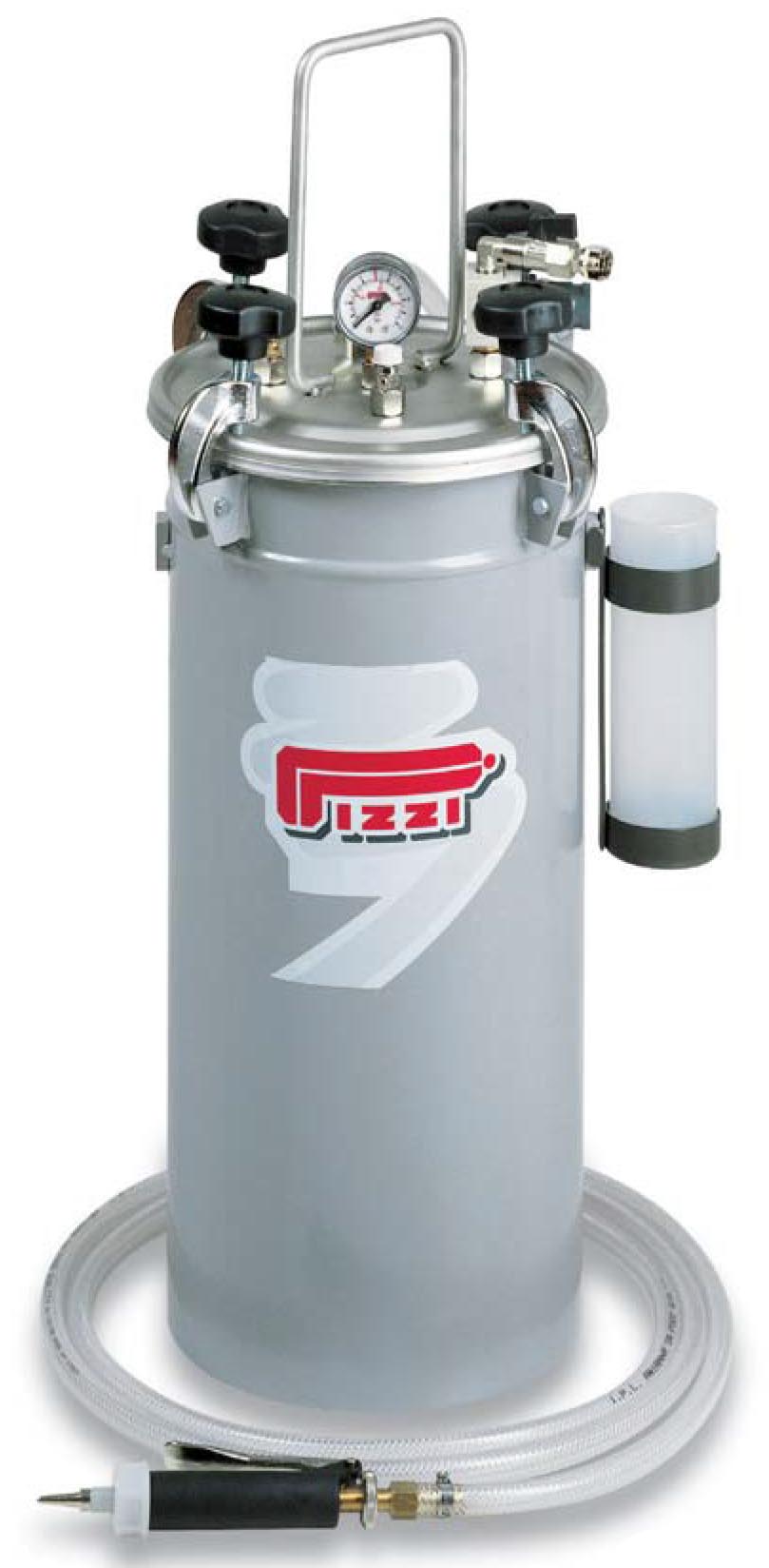 9020 - Zbiornik ciśnieniowy do kleju, nakładarka do podawania kleju ze stali nierdzewnej A20 - 20 kg PIZZI OFFICINE